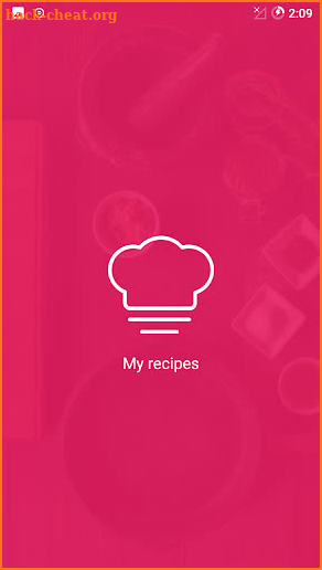 Recipe book App screenshot