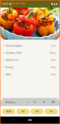 Recipe calculator - CookBook. Kitchen Assistant screenshot
