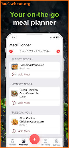 Recipe Organizer: Meal Planner screenshot