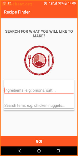 Recipes Finder screenshot