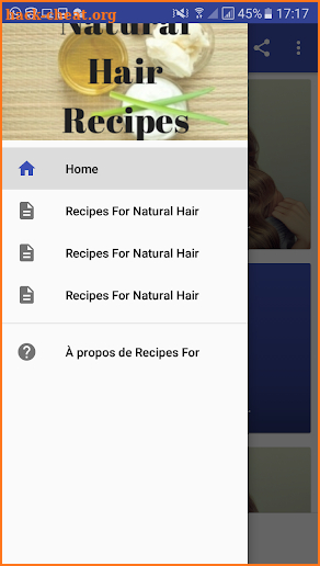 Recipes For Natural Hair screenshot