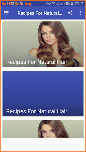 Recipes For Natural Hair screenshot