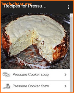 Recipes for Pressure Cooker screenshot