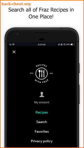 Recipes With Fraz screenshot