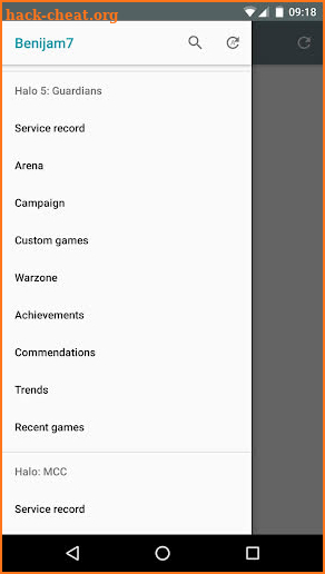 Reclaimer Stats screenshot