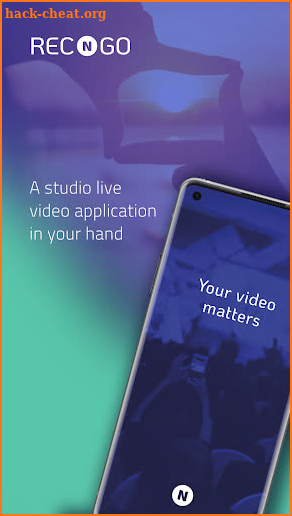 RECnGO - live video studio app screenshot