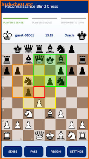 Reconnaissance Blind Chess screenshot