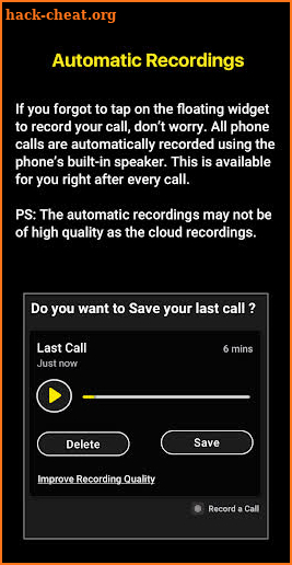 Record a Phone Call screenshot
