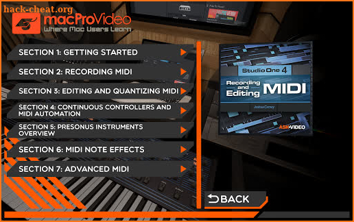 Recording and Editing MIDI For Studio One 4 screenshot