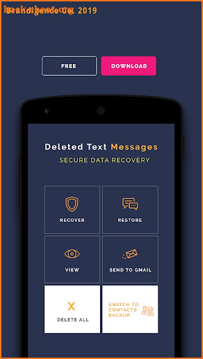 Recover All Deleted Text Messages - Secure data screenshot