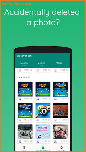 Recover Bin Free: Trash for Android, Recover Files screenshot
