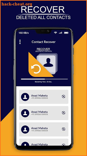 Recover Deleted All Contacts - Contact Recovery screenshot
