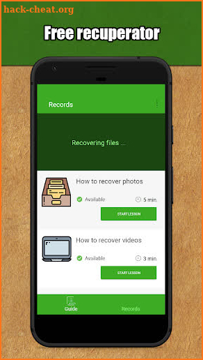 Recover Deleted Android Files In English screenshot