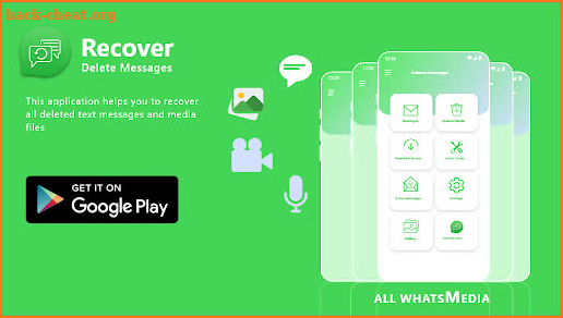 Recover Deleted Messages & Media Recovery screenshot