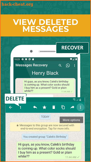 Recover Deleted Messages for WhatsApp screenshot