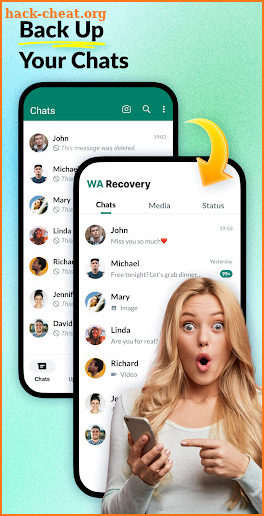 Recover Deleted Messages - WA screenshot