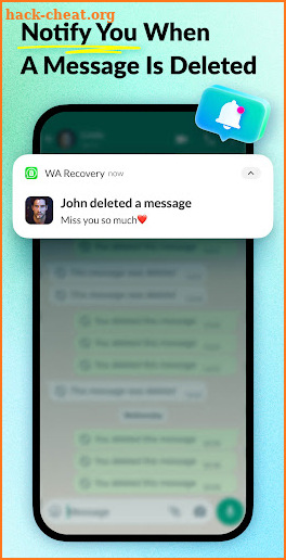 Recover Deleted Messages - WA screenshot