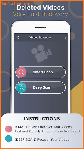 Recover deleted videos: video Recovery 2021 screenshot