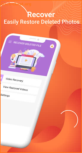 Recover Deleted Videos - Video Recovery App screenshot