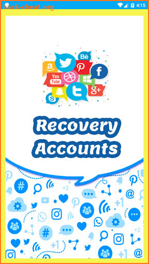 Recover lost Accounts - password & email screenshot
