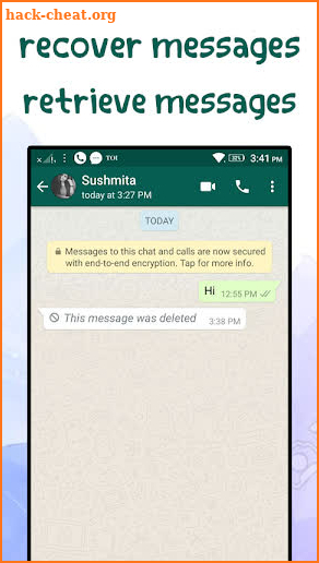 recover messages for whats : chats&conversations screenshot