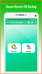 recover sms messages screenshot