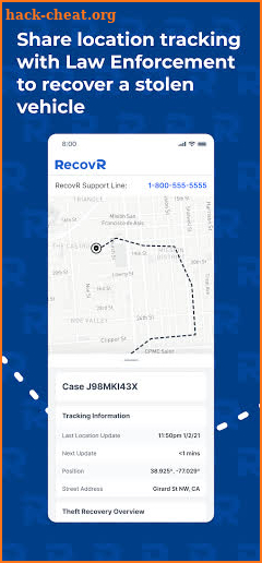 RecovR: Vehicle Theft Recovery screenshot