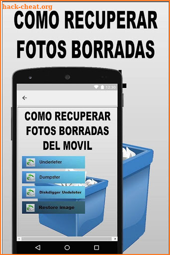 Recuperar fotos borradas del móvil guía screenshot