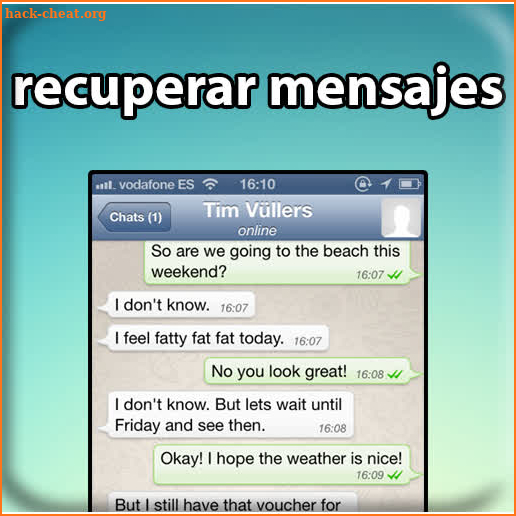 recuperar mensajes borradas : sms conversaciones screenshot