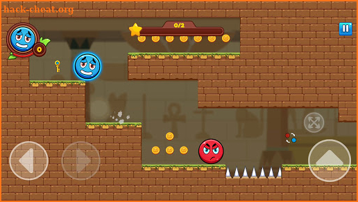 Red and Blue Puzzle: Twin Color Ball screenshot