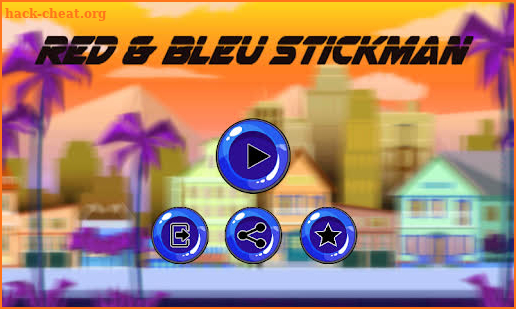 Red and Blue Stickman Fight screenshot
