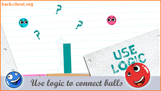 Red Ball And Blue Ball - Physic Love Balls Connect screenshot