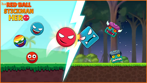 Red Ball & Stick Hero screenshot