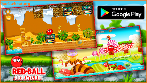Red Ball : Red Ball in the Wild Jungle Adventures screenshot