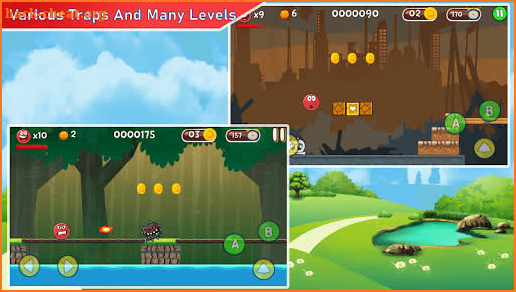 Red Ball : Roller 4 Hero Adventure screenshot