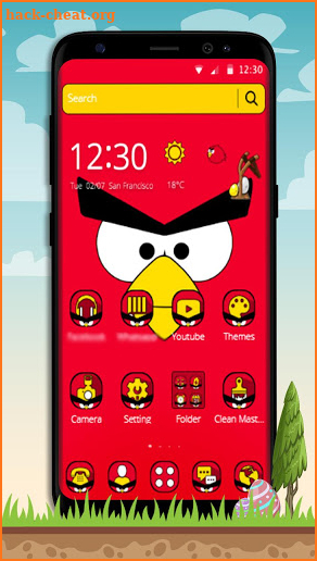 Red Bird Anger Theme screenshot