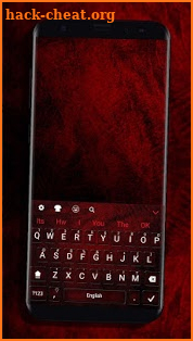 Red Black Theme Keyboard screenshot