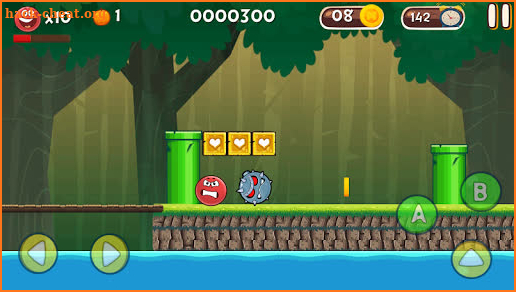 Red Bounce 4: Ball Hero Adventure Of Jump screenshot