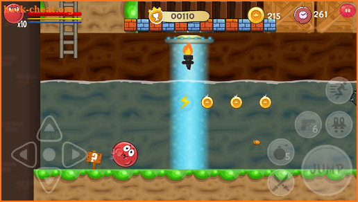 Red Bounce Ball 4 Fantasy screenshot