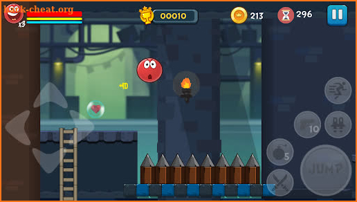 Red Bounce Ball 8 Adventure screenshot