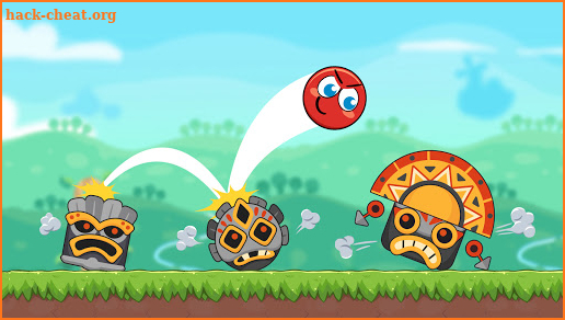Red Bounce Ball Heroes screenshot