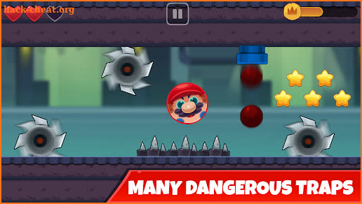 Red Bounce Ball: Jumping and Roller Ball Adventure screenshot