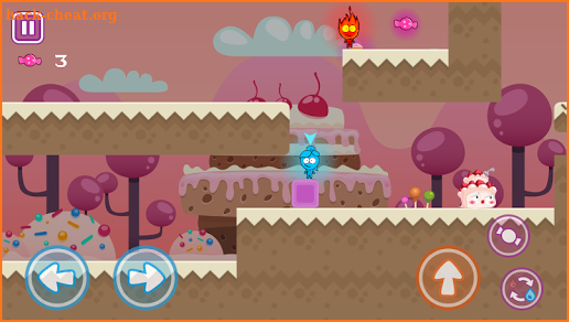 Red boy and Blue girl - Candy World Adventure screenshot