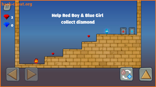 Red Boy Blue Girl : Amazing Adventure Game screenshot