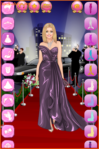 Red Carpet Dress Up Girls Game screenshot