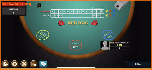 Red Dog Online Poker screenshot