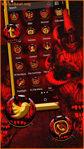 Red Evil Launcher Theme screenshot