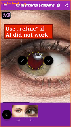 Red Eye Corrector & Remover AI screenshot