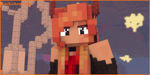 Red Girl Skin for Minecraft screenshot