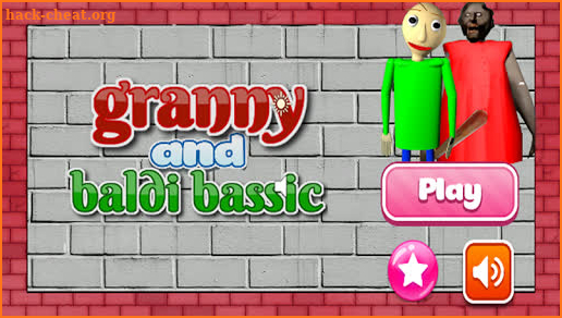 Red Granny and Green Baldi screenshot